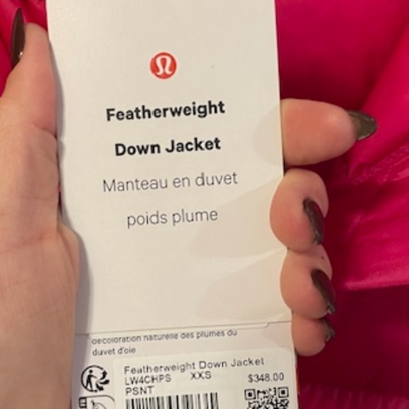 LULULEMON FEATHERWEIGHT DOWN JACKET, WATER REPELLENT, BNWT - Picture 3 of 4